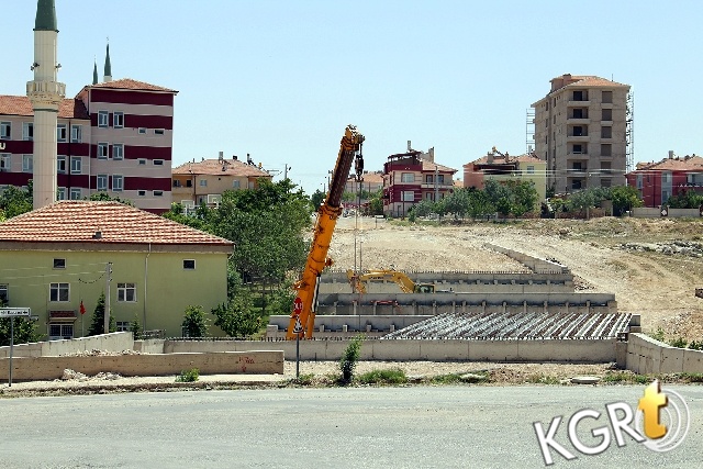 Köprü Çalışmasında İlk Tabliye Yerleştirildi