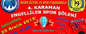 KMÜ’de Engelliler Spor Söleni