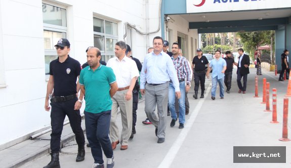 Mersin'deki FETÖ/PDY Zanlıları Adliyeye Sevk Edildi