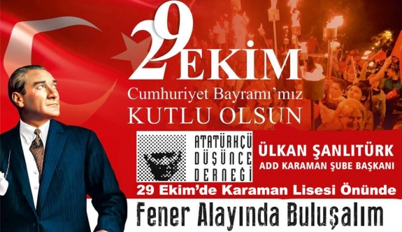 ADD Karaman Fener Alayı Düzenleyecek