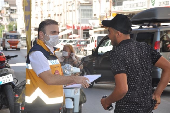 Karaman’da Sosyal Mesafe ve Maske Denetimi Yapıldı