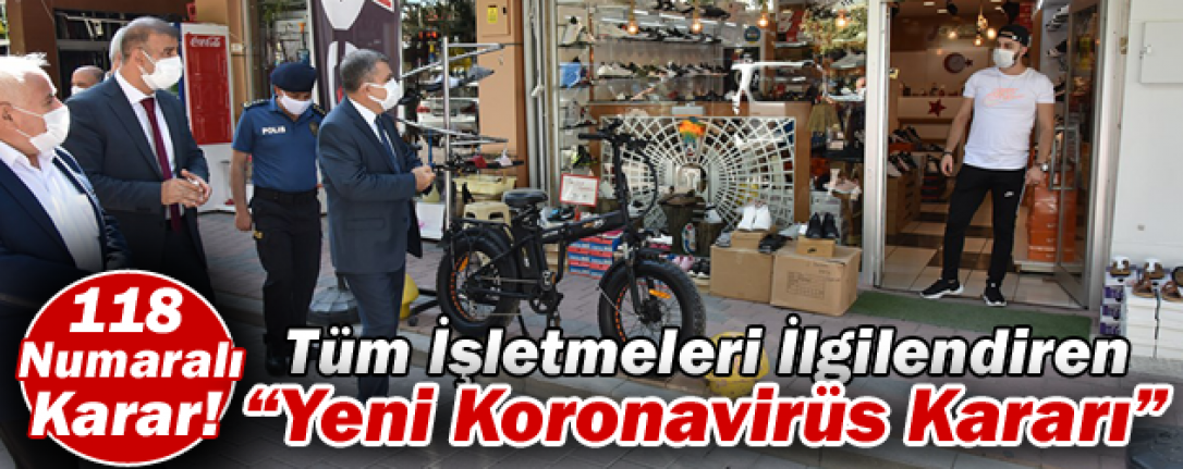 Karaman’da Tüm İşletmeleri İlgilendiren Yeni Koronavirüs Kararı