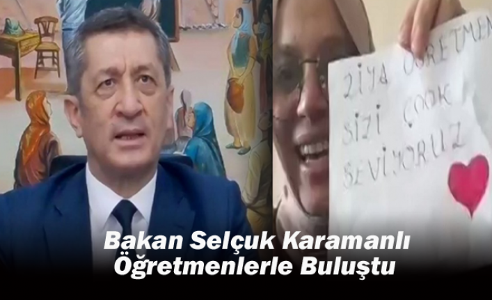 Bakan Selçuk Karamanlı Öğretmenlerle Buluştu