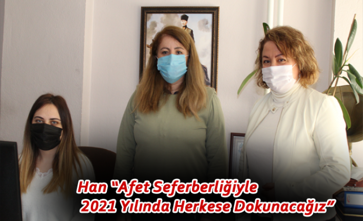 Han “Afet Seferberliğiyle 2021 Yılında Herkese Dokunacağız”