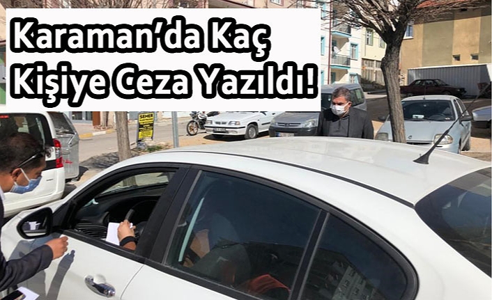 Karaman'da 5317 Vatadanşa Ceza Yazıldı