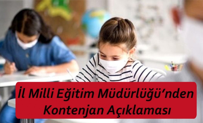 İl Milli Eğitim Müdürlüğü’nden Kontenjan Açıklaması