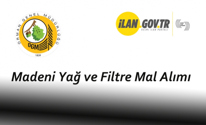 Madeni Yağ ve Filtre Mal Alımı