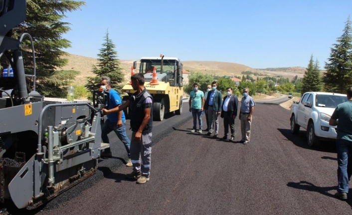 Karaman’da Dereköy Köy Yolu Asfaltlandı