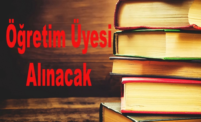 26 Öğretim Üyesi Alınacak