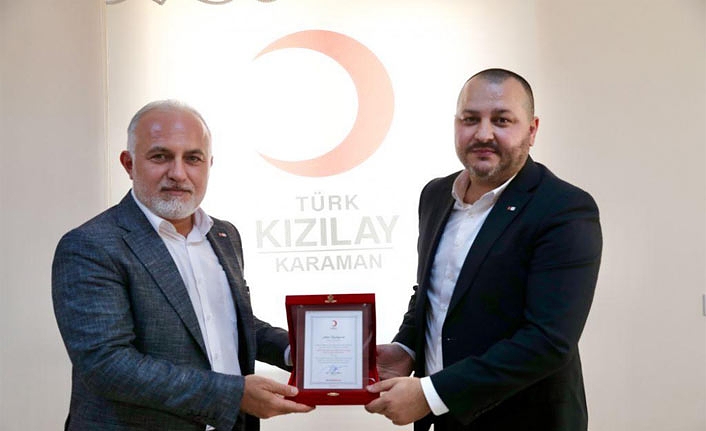 Genel Başkan Kınık’tan Karaman Kızılay Şubesine Ziyaret