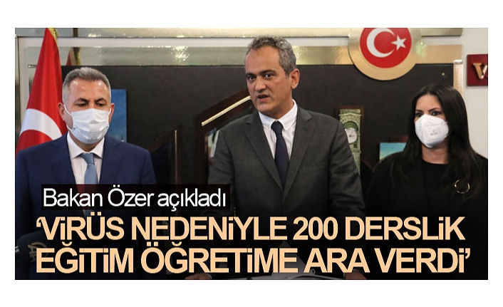 Türkiye’de Yaklaşık 200 Derslik, Covid-19 Nedeniyle Eğitim-Öğretime Ara Verdi