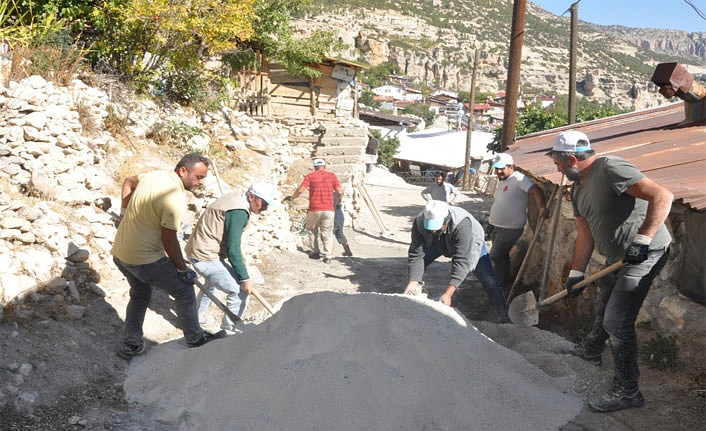 Boyacı Sokakta Kilitli Parke Kaplama Çalışmaları Tamamlandı