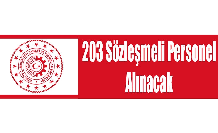 203 Sözleşmeli Personel Alınacak