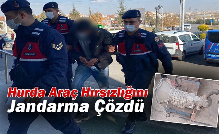 Karaman’da Hurda Araç Hırsızlığını Jandarma Çözdü