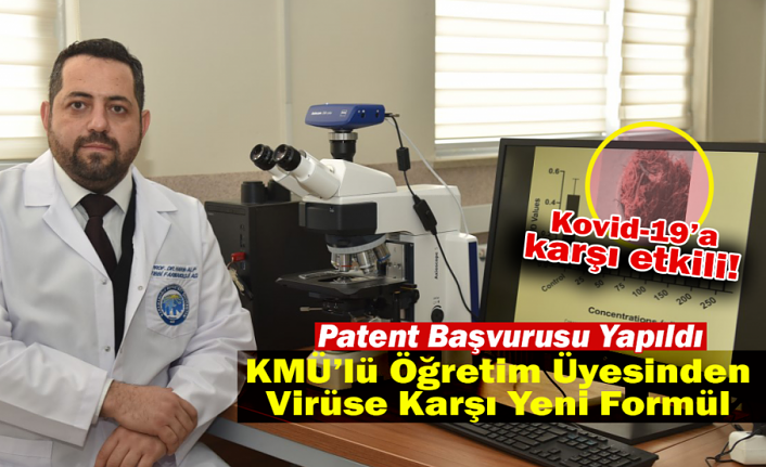 KMÜ’lü Öğretim Üyesinden Virüse Karşı Yeni Formül