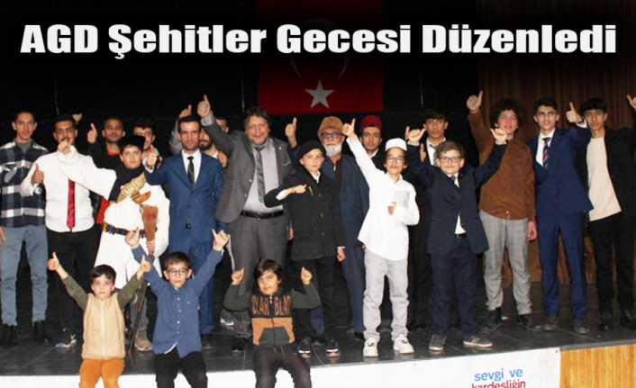 AGD Şehitler Gecesi Düzenledi