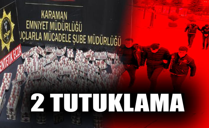 Karaman’da 2 Kişi Uyuşturucudan Tutuklandı