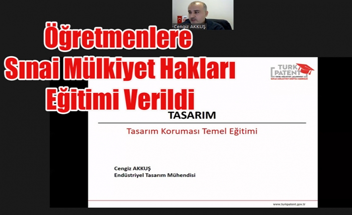 Öğretmenlere Sınai Mülkiyet Hakları Eğitimi Verildi