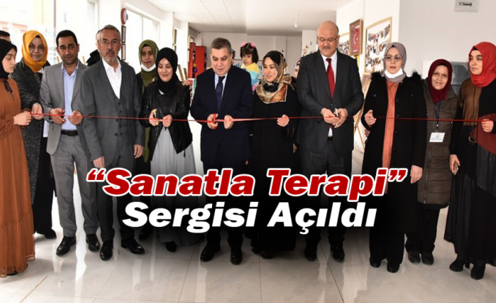 “Sanatla Terapi” Proje Kapsamında Hazırlanan Sergi Açıldı