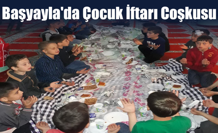 Başyayla'da Çocuk İftarı Coşkusu