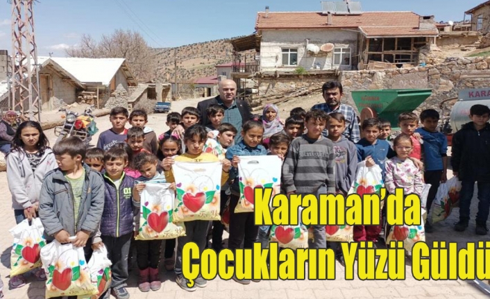 Karaman’da Çocukların Yüzü Güldü