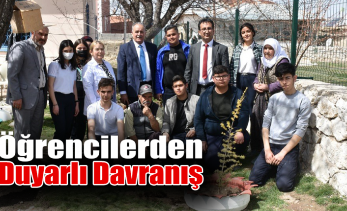 Meslek Lisesi Öğrencilerinden Duyarlı Davranış