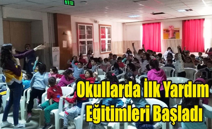 Okullarda İlk Yardım Eğitimleri Başladı