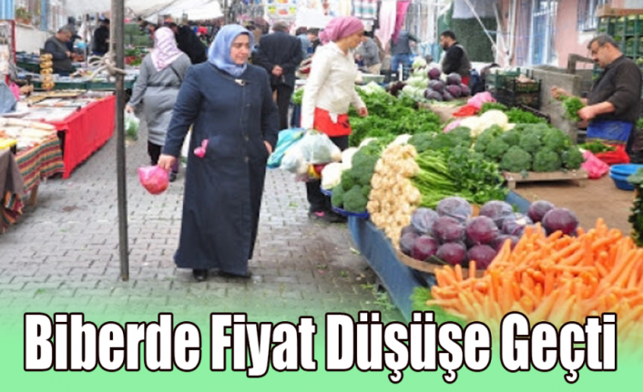 Zam Şampiyonu Biberde Fiyat Düşüşe Geçti