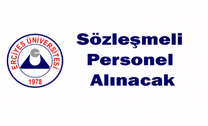 Sözleşmeli Personel Alınacak