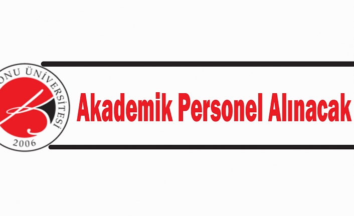 Akademik Personel Alınacak