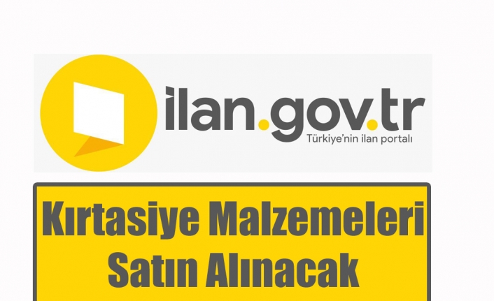 Kırtasiye Malzemeleri Satın Alınacak