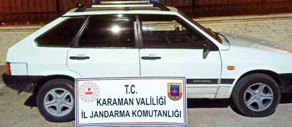 Karaman'a Getirdi Ama Yakayı Ele Verdi