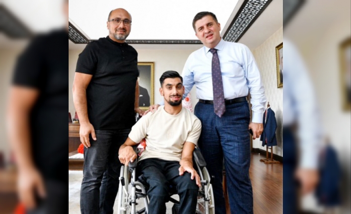 DJ Akif Andal Vali Sarıibrahim’i Ziyaret Etti