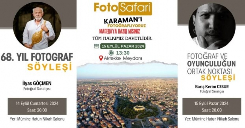 Karaman’da Sanat ve Fotoğraf Rüzgarı Esecek