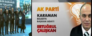 Ak Parti’nin Belediye Baskan Adayi Ertugrul Çaliskan...