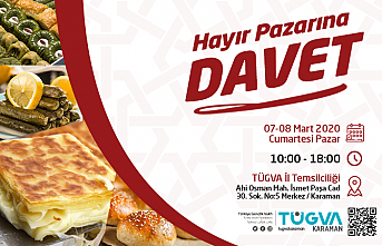 Türkiye Gençlik Vakfı`nın Hayır Pazarına Davetlisiniz