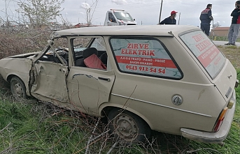 Ereğli’de Kontrolden Çıkan Otomobilin Sürücüsü Yaralandı