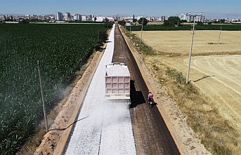 Açık Cezaevi Yolunda Asfaltlama Çalışması Başladı