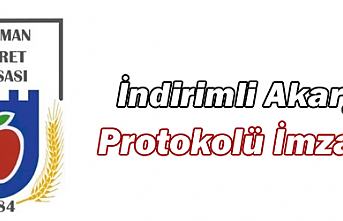 İndirimli Akaryakıt Protokolü İmzalandı