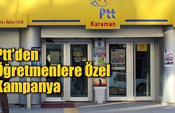 Karaman PTT’den Öğretmenlere %25 İndirim