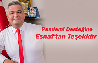 Ermenek'te Pandemi Desteğine Esnaf'tan Teşekkür 