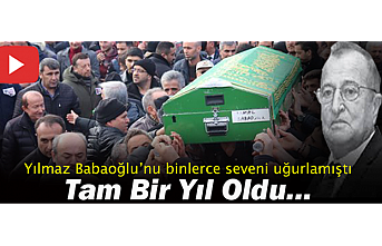 Tam Bir Yıl Oldu…