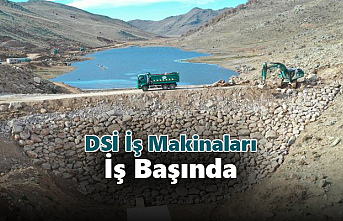 DSİ İş Makinaları İş Başında   