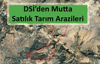 DSİ’den Mutta Satılık Tarım Arazileri