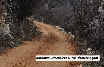 Karaman Ermenek’te O Yol Hizmete Açıldı