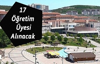 17 Öğretim Üyesi Alınacak