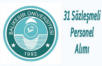 31 Sözleşmeli Personel Alımı