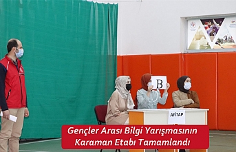 Gençler Arası Bilgi Yarışmasının Karaman Etabı Tamamlandı