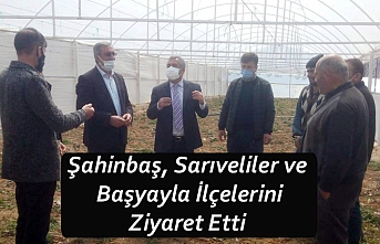 Şahinbaş, Sarıveliler ve Başyayla İlçelerini...