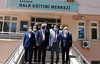 Halk Eğitim Merkezini Ziyaret Ettiler